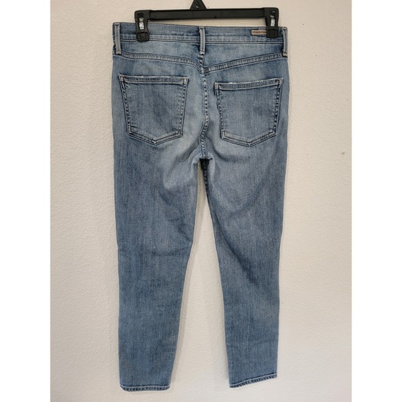 Citizens of Humanity Women's Blue Jeans Cotton Blend Size 27 Skinny Straight #16 - Picture 3 of 8
